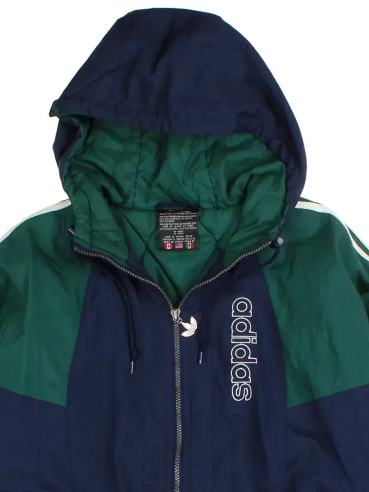 90’s Adidas Colour-Block Windbreaker Jacket (Size XL) - Jackets