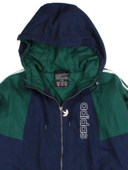 90’s Adidas Colour-Block Windbreaker Jacket (Size XL) - Jackets