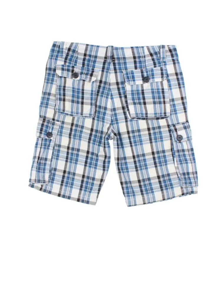 Checked Cargo Shorts (Size L) - Shorts