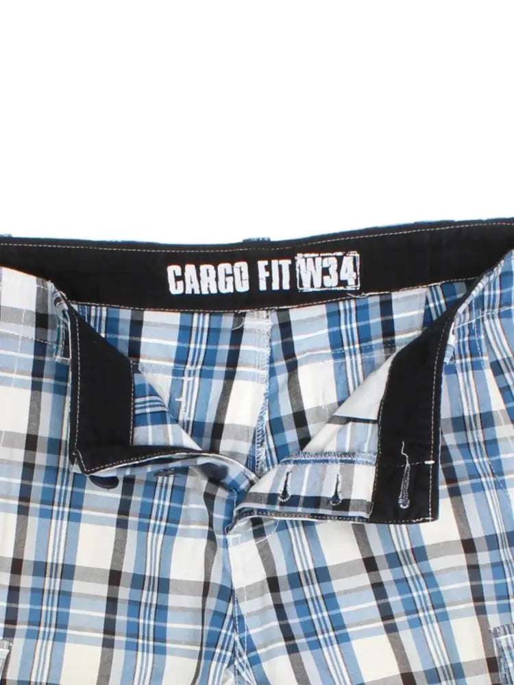 Checked Cargo Shorts (Size L) - Shorts