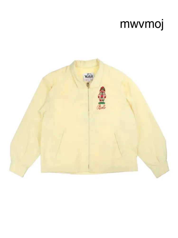 Woolrich Embroidered Varsity Jacket (Size L) - Varsity Jackets